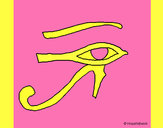 Dibujo Ojo Horus pintado por giovanana9