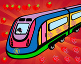 Dibujo Tren de alta velocidad pintado por EthanLuz