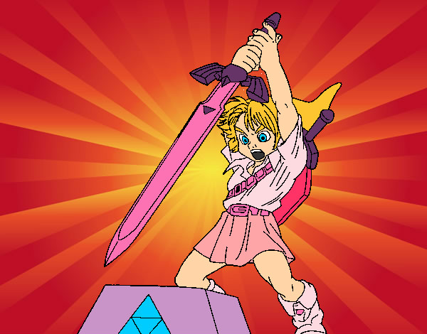 chica rosa co espada sosa