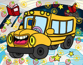 Dibujo Autobús animado pintado por daniela259