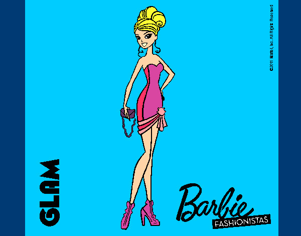 Dibujo Barbie Fashionista 5 pintado por mowglina