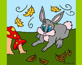 Dibujo Conejo 3 pintado por mowglina