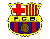 Dibujo Escudo del F.C. Barcelona pintado por izco6