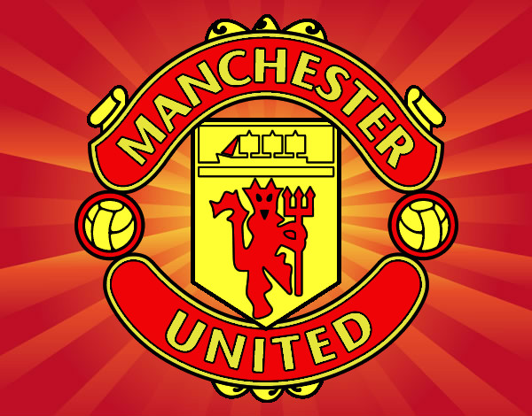 Dibujo Escudo del Manchester United pintado por hernande