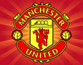 Dibujo Escudo del Manchester United pintado por hernande
