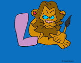 Dibujo León 2 pintado por mowglina
