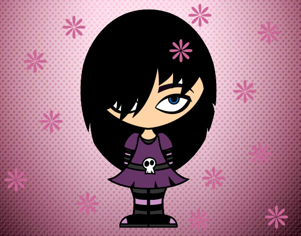 Dibujo Look Emo pintado por Luciapm22