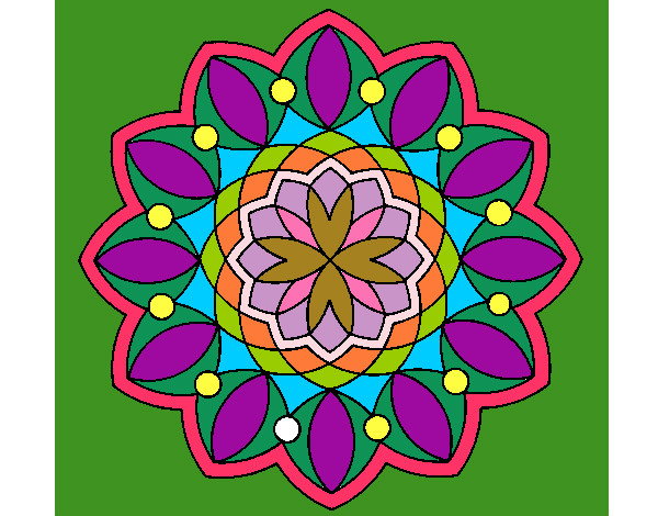 Dibujo Mandala 20 pintado por demetria