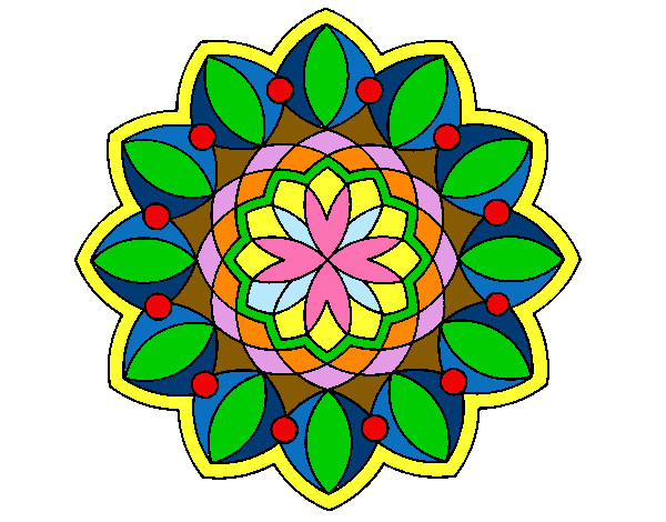 Dibujo Mandala 3 pintado por asedio16