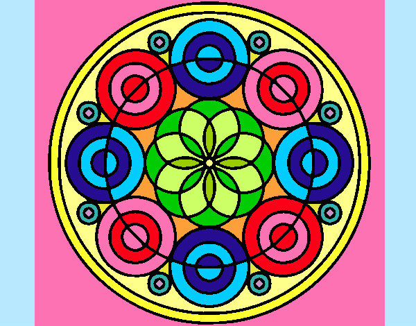 Dibujo Mandala 35 pintado por guadalupee