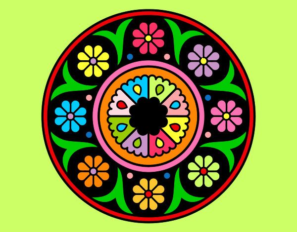 mandala multicolor