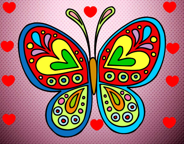 mariposa amorosa