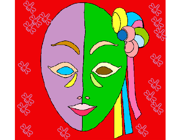 mascara italiana multicolor
