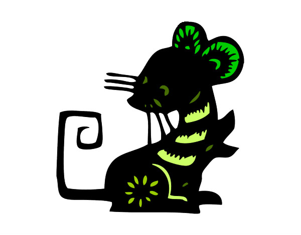 Dibujo Signo de la rata pintado por faiir