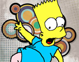 Dibujo Bart 2 pintado por hernander