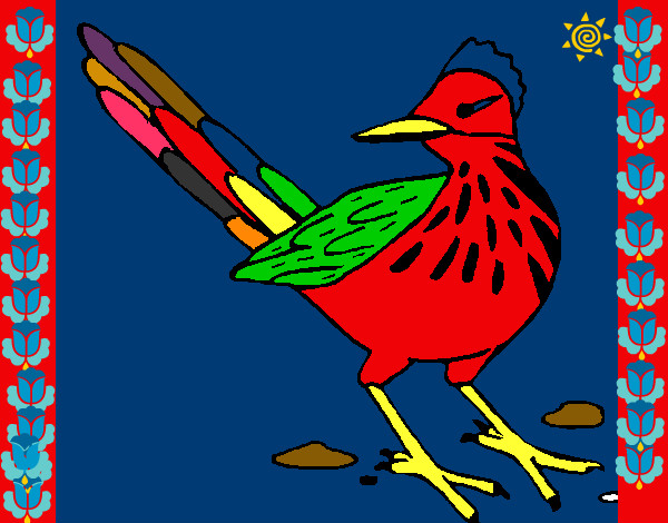 el ave roja