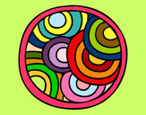 Dibujo Mandala circular pintado por Mag51