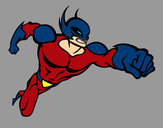 Dibujo Superhéroe sin capa pintado por edwa75