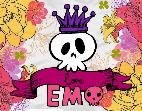 Dibujo Love Emo pintado por prims01