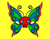 Dibujo Mariposa Emo pintado por la_luciana