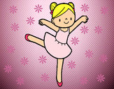 Dibujo Bailarina de ballet pintado por scarlette