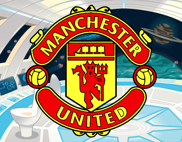 Dibujo Escudo del Manchester United pintado por BRAYAN1234