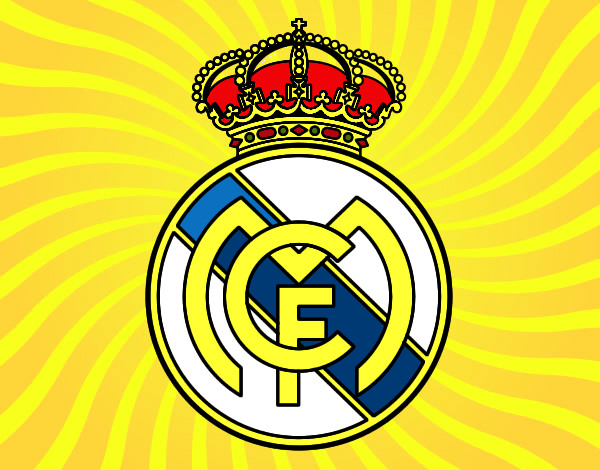 Dibujo Escudo del Real Madrid C.F. pintado por BRAYAN1234