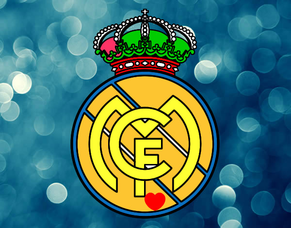 Dibujo Escudo del Real Madrid C.F. pintado por MariaJose7