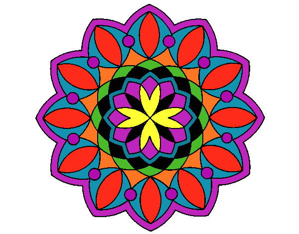 Dibujo Mandala 20 pintado por Silvanarte