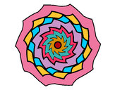 Dibujo Mandala 9 pintado por iside