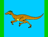 Dibujo Velociraptor pintado por juanmasio