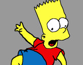 Dibujo Bart 2 pintado por miriamlc