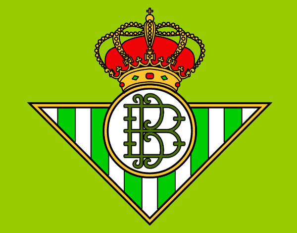Dibujo Escudo del Real Betis Balompié pintado por miriamlc