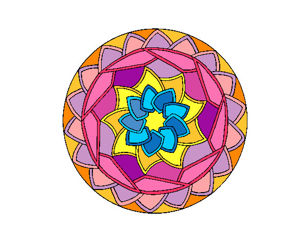 Dibujo Mandala 1 pintado por noelia12