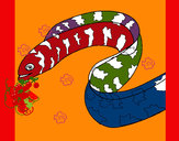 Dibujo Anguila pintado por cunchi