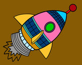 Dibujo Cohete espacial pintado por Lokasvyv