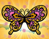 Dibujo Mariposa bonita pintado por rorita