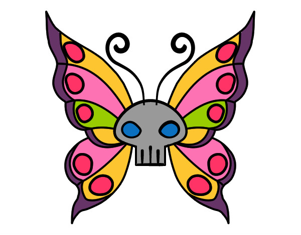 Dibujo Mariposa Emo pintado por yorlenny