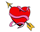 Dibujo Corazón con flecha III pintado por daiyan