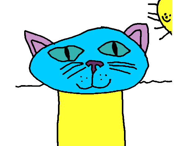 Dibujo Gato 11 pintado por racheltorr