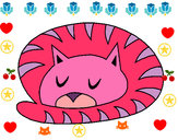 Dibujo Gato durmiendo pintado por MIARA