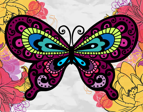 Dibujo Mariposa bonita pintado por ANGELYS