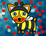 Dibujo Perro-abeja pintado por mise2