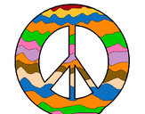 Dibujo Símbolo de la paz pintado por LUCIA_PAZ