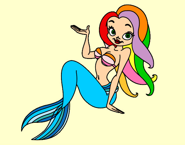 Dibujo Sirena sexy pintado por zoe081109