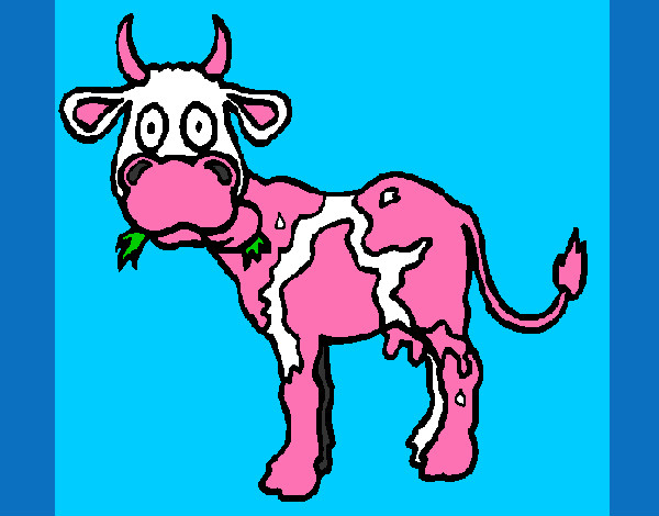 Dibujo Vaca pintado por yairica9