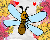 Dibujo Mosquito con grandes alas pintado por breyda
