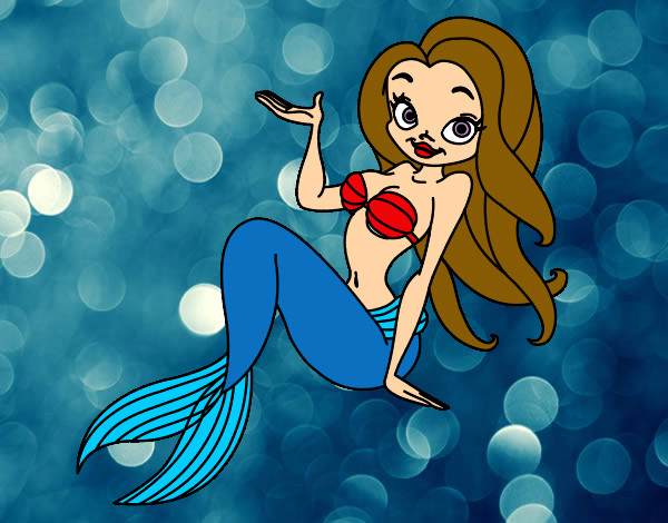 Dibujo Sirena sexy pintado por Robeca 
