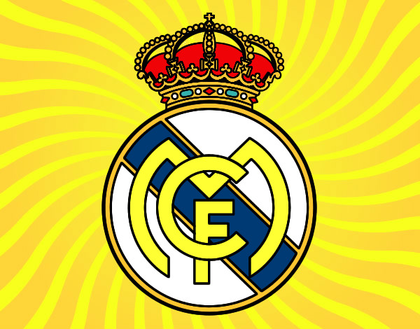 Dibujo Escudo del Real Madrid C.F. pintado por CARITOGG10