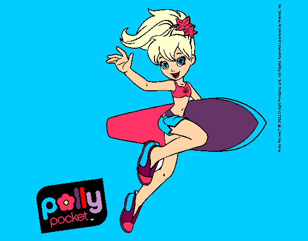 Dibujo Polly Pocket 3 pintado por crisa